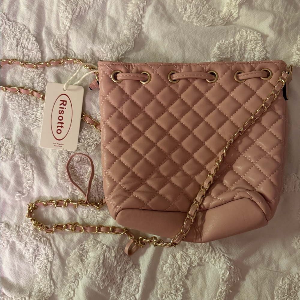 Pink Quilted Women's Bag